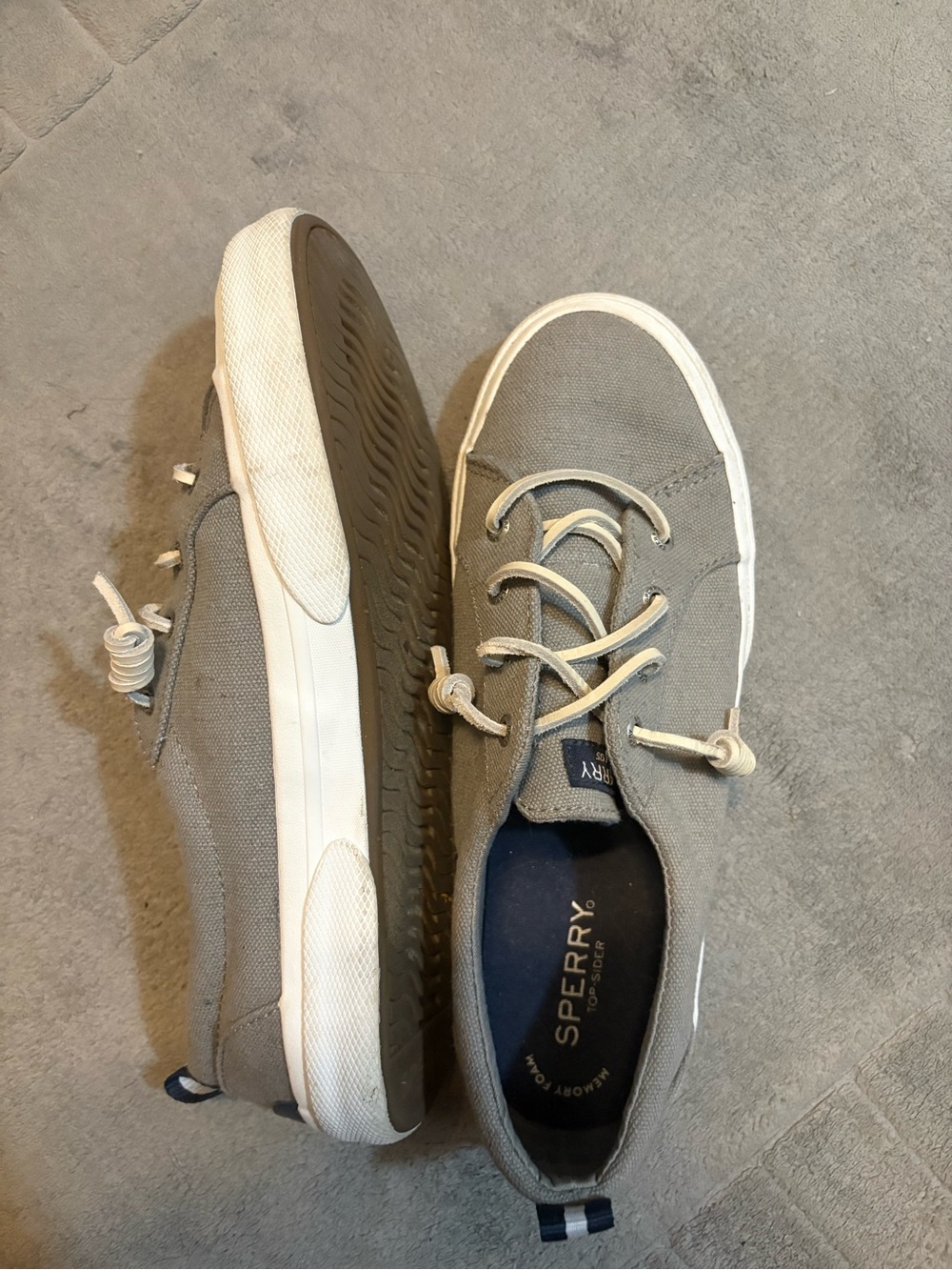 Sperry Women’s Gray Canvas Casual Trainer